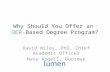 Why Should You Offer an OER-based Degree Program?
