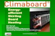 Climaboard energy efficient skirting heating