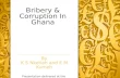 Bribery & Corruption in Ghana