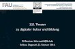 111 Thesen zur digitaler Kultur und Bildung