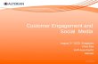 Customer engagement and social media