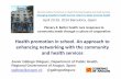 Health promoting school: Networking with the community and health services