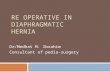 improving the out come of diaphragmatic hernia