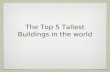Top 5 tallest buildings