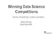 Tips for data science competitions