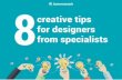 8 creative tips for designers from specialists