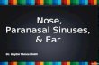 Nose, paranasal sinuses and ear