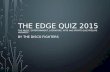 Edge 2015 MELAS Quiz Prelims