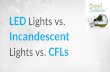 LED Lights VS. Incandescent Lights VS. CFLs