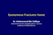 Eponymous fractures name Dr. muhammad Bin Zulfiqar