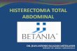 Histerectomia total abdominal tecnica quirúrgica