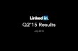 LinkedIn Q2 2015 Earnings Call