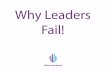 Why Leaders Fail! Aizaac foundation _Building a Community of Ethical Entrepreneurship Leaders