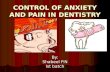 Control Of Anxiety And Pain In Dentistry