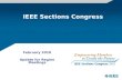 IEEE Sections Congress February 2010 Update for Region Meetings.
