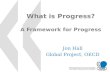 What is Progress? A Framework for Progress Jon Hall Global Project, OECD.