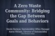 A Zero Waste Community: Bridging the Gap Between Goals and Behaviors Nicole Harman, Sustainability Office Manager Aaron Witham, Director of Sustainability.