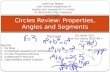 Circles Review: Properties, Angles and Segments