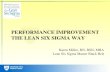 Performance Improvement the Lean Six Sigma Way