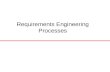 Requirements Engineering Processes. Syllabus l Definition of Requirement engineering process (REP) l Phases of Requirements Engineering Process: Requirements.