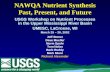 NAWQA Nutrient Synthesis Past, Present, and Future USGS Workshop on Nutrient Processes in the Upper Mississippi River Basin UMESC, LaCrosse, WI March 25.