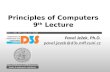 Principles of Computers 9th Lecture