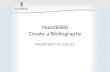 NoodleBib Create a Bibliography Westfield HS Library.