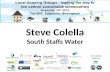 Event jointly staged by Steve Colella South Staffs Water.