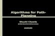 Algorithms for Path-Planning Shuchi Chawla (CMU/Stanford/Wisconsin) 10/06/05.