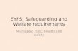 EYFS: Safeguarding and Welfare requirements