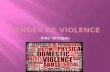 Aida Venegas.  Slide 3 Men are more violent than women  Slide 4 Male Violence  Slide 5 Interpersonal & Intersocietal Violence  Slide 6 Why are men.