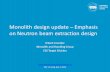 Monolith design update – Emphasis on Neutron beam extraction design