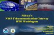 NOAA’s NWS Telecommunication Gateway RTH Washington Fred Branski Office of the Chief Information Officer NOAA’s National Weather Service 8th APSDEU Meeting.