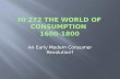 An Early Modern Consumer Revolution?. Consumption and Identity.