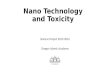 Nano Technology and Toxicity Science Project 2015-2016 Oregon Islamic Academy.