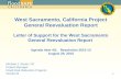 2 West Sacramento, California Project General Reevaluation Report Letter of Support for the West Sacramento General Reevaluation Report Agenda Item 4G: