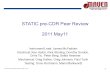1 STATIC pre-CDR Peer Review, May11 2011 STATIC pre-CDR Peer Review 2011 May11 Instrument Lead: James McFadden Electrical: Ken Hatch, Rick Sterling, Dorothy.