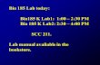 Bio 185 Lab today: Bio185 K Lab1: 1:00 – 2:30 PM Bio 185 K Lab2: 2:30 – 4:00 PM SCC 211. Lab manual available in the bookstore.