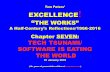 Tom Peters’ EXCELLENCE ! “ THE WORKS” A Half-Century’s Reflections/1966-2016 Chapter SEVEN: TECH TSUNAMI/ SOFTWARE IS EATING THE WORLD THE WORLD 01 January.