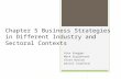 Chapter 5 Business Strategies in Different Industry and Sectoral Contexts Alex Bregger Mark Englehardt Chase Barlow Daniel Crawford.