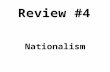 Review #4 Nationalism. John Quincy Adams  Election of 1824 – 4 candidates – National Republicans  Andrew Jackson – TN wins most pop. & EV  John Q.