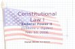 Constitutional Law I Federal Power II (Gibbons v. Ogden) Feb. 10, 2006.