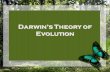 Darwin’s Theory of Evolution. The History of Evolution Evolution is defined as change over timeEvolution is defined as change over time The theory that.