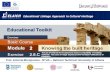 Educational Linkage Approach In Cultural Heritage Prof. Antonia Moropoulou - NTUA – National Technical University of Athens Educational Toolkit Knowing.