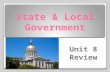 State & Local Government Unit 8 Review. What document explains the laws, government offices, and citizens’ rights, and responsibilities in the state of.