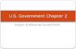 Origins of American Government U.S. Government Chapter 2.
