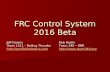 FRC Control System 2016 Beta