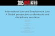 International Law and Employment Law: A Global perspective on dismissals and disciplinary sanctions Jennifer Deitloff Senior Counsel ConAgra Foods, Inc.