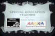 SPECIAL EDUCATION TEACHER Madalyn McBride. BRIEF INFO  Special Education Teacher   education-teachers.htm.