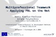 Multiprofessional Teamwork – Applying PBL on the Net Nanny Alenius-Karlsson Arcada Polytechnic International Videoconference.